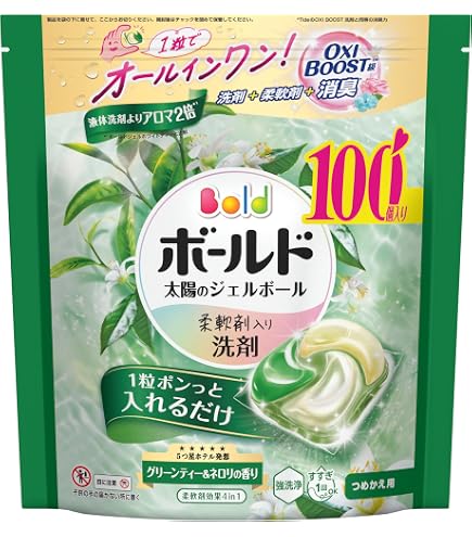 Amazon.co.jp: P&G P&Gボールドジェルボール4D ホワイトティー テラ