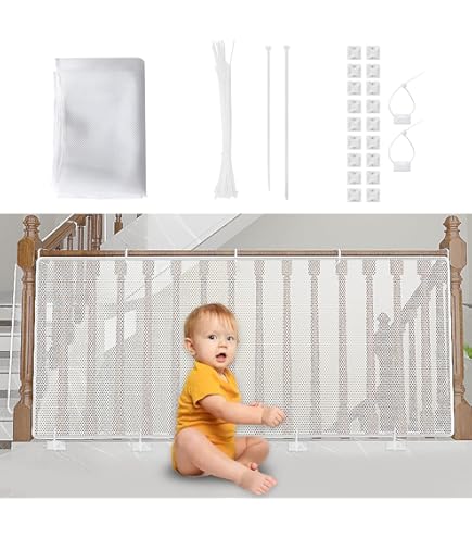 30-Foot Boat Safety Netting - Nylon Guardrail Net For Kids, Pets & Equipment Protection