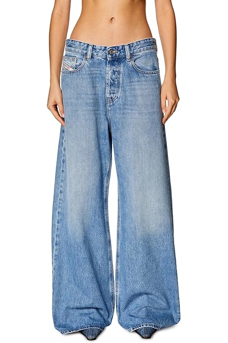 Amazon | (ディーゼル) DIESEL SS23 レディース デニム カーゴパンツ 