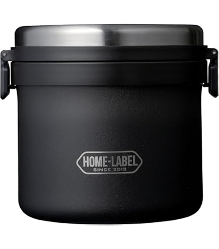 Amazon｜エムテートリマツ THERMOS 真空断熱シャトルジャー 7合用 墨