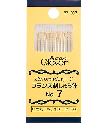 Amazon | クロバー(Clover) フランス刺しゅう針 取合せ No.7~10 12本