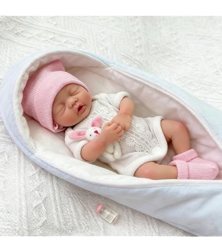Amazon | MYREBABY 7インチ ミニ シリコン ベビー リボーン ベビー