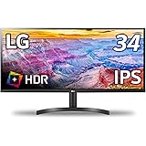 【Amazon.co.jp 限定】LG モニター ディスプレイ 34WL500-B 34インチ/21:9 ウルトラワイド(2560×1080)/HDR/IPS 非光沢/FreeSync対応/HDMI×2
