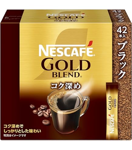 Amazon.co.jp: Nestle Japan Nescafe Gold Blend Stick Coffee, Cafe