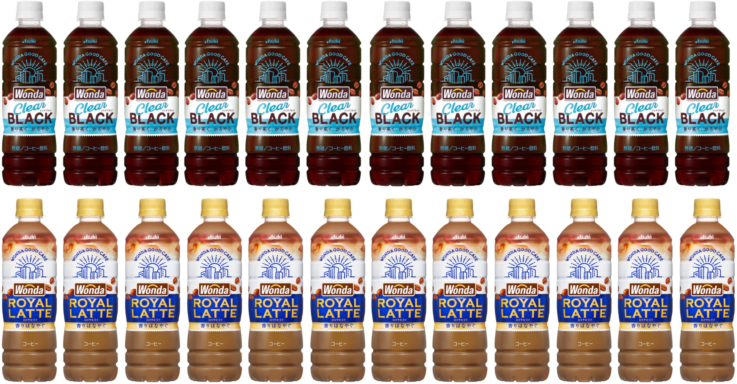 【14%OFF+50%OFF】【1,284円】 アサヒ飲料 ワンダ アソートセット 500ml×24本
