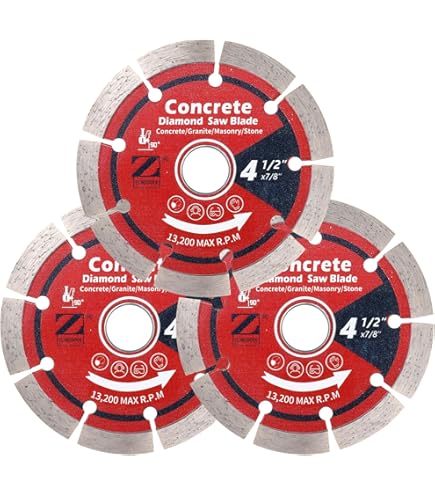 Makita 2-Pack 4.5" Diamond Blades - Segmented Rim For Concrete & Masonry Cutting