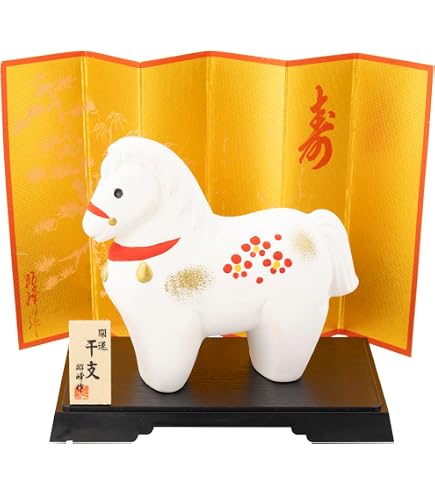 Amazon.co.jp: ギャロッピング競走馬、ジョッキーの彫刻-コールド