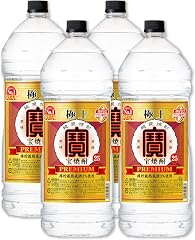 宝酒造 タカラ 【すっきり まろやかな口当たり 芳醇な味わい】 極上 宝焼酎 エコペット [ 焼酎 25度 4000ml×4本 ]
