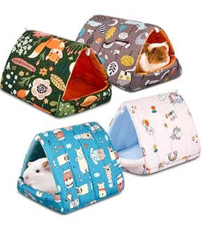 8-Pack Guinea Pig Bedding Cage Liners – Small Animal Flannel Blankets, Waterproof & Absorbent, Reusable (Dot Print, 12x12 Inch)