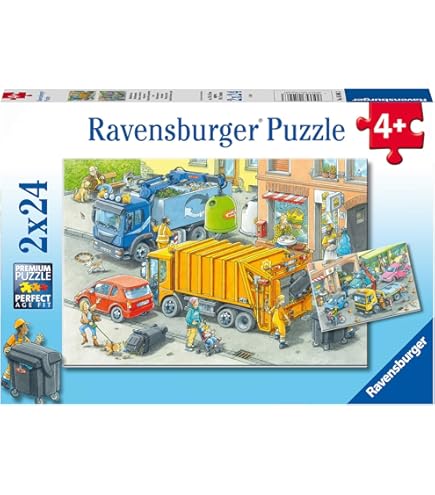 Construction Trucks Puzzle For Kids - 60 Piece Jigsaw By Ravensburger