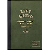 kleid ノート LIFE×kleid ノーブルノート オリーブ A5 2mm方眼 8957