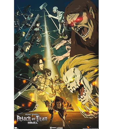 Amazon.co.jp: Trends International 進撃の巨人 シーズン3 キーアート