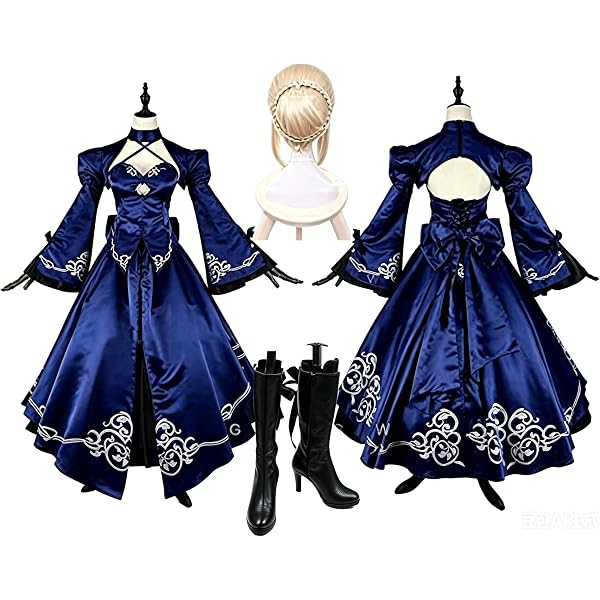 Amazon.co.jp: [BEROZACOS] コスプレ衣装 FGO Fate 黒化セイバーオルタ