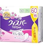Amazon.co.jp: ウィスパー うすさら吸水 50cc 54枚 (吸水ナプキン 尿