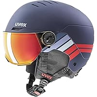 uvex(ウベックス) 子供用 スキースノーボードバイザーヘルメット マットカラー ダイヤル式サイズ調整