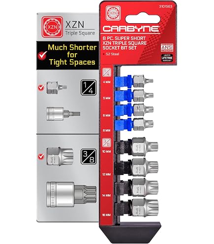Amazon.co.jp: VIM Tools XZNS412 Xzn Stubby Triple Sq. Drive Set
