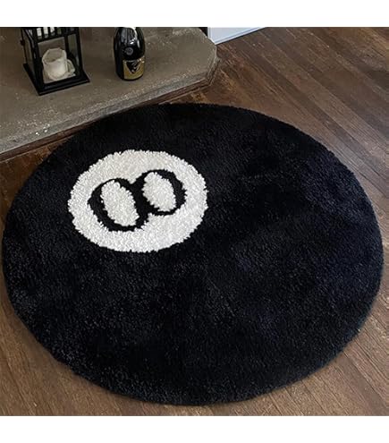 STUSSY 8 BALL RUG 30インチ ブラック 8 Ball Rug | Stussy Carpet | Rugys