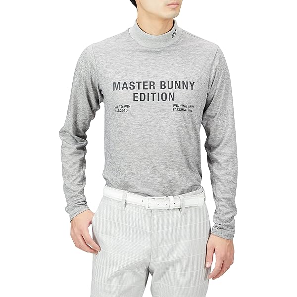 MASTER BUNNY EDITION ハイネック　モックシャツ長袖　グレー 楽天市場】【PREMIUM SALE30%OFF】マスターバニーbyパーリー