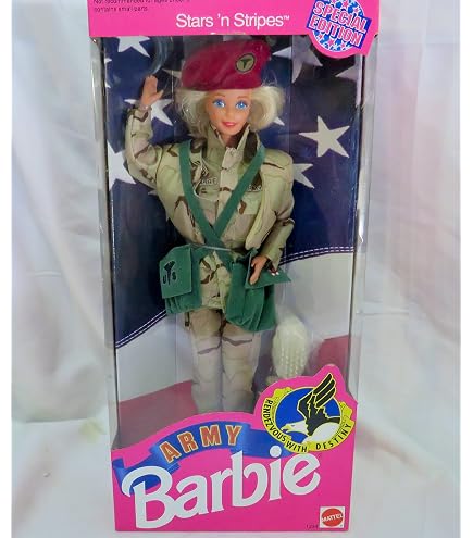 Star 'N Stripes ARMY Barbie & Ken Deluxe Set : Amazon.com.au: Toys