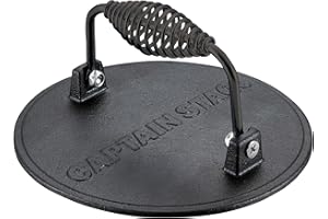 キャプテンスタッグ(CAPTAIN STAG) アウトドア キャンプ用品 BBQ グリルミートプレス UG-3285