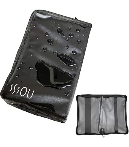 ブックポーチ Amazon | Bookish Protector -Book Sleeve |書籍スリーブジッパー防水