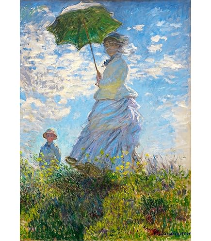 Amazon | CHengQiSM 1000ピース ジグソーパズル モネ woman with