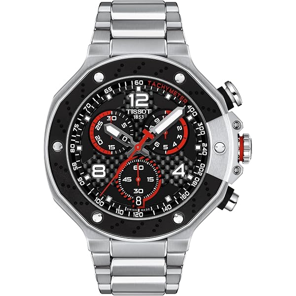 Amazon.co.jp: TISSOT T-レース クロノグラフ シルバー文字盤