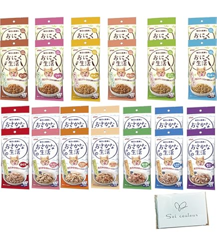 Amazon | アイシア おさかな生活 猫 180g キャットフード 7種類