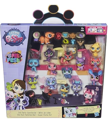 Littlest Pet Shop Single Pet - Wolfgang North The Wolf (#3806) With Bobble Head & Deco Bits Accessory - View #4
