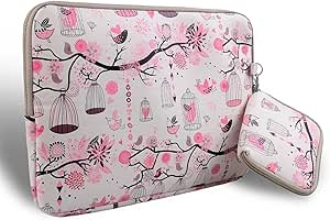 Phenas 13.3Inch PCバッグ　ノートパソコンケース　PU　ボヘミアンスタイル for　Apple MacBook Air13　/　pro13　/　pro13 retina　ラップトップ ケース　インナーバッグ　ビジネスバッグ レディース メンズ 男女兼用　通勤　通学　ウルトラブック / ネットブック用 アップル　13インチ通用 ファスナー式　サブバッグ　付け　ブリーフケース　プロテクター　インナーケース　( 寸法:13.3インチ対応　カラー:　ピンク )