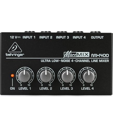 Amazon | ART MX822 8-Channel Stereo Mixer | ミキサー | 楽器