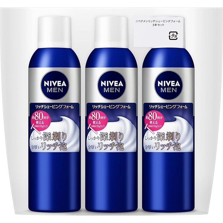 【送料無料】★まとめ買い★　ニベアメン　リッチシェービングフォーム　245ｇ　×24個【イージャパンモール】 Amazon.co.jp: 花王 ニベアメン リッチシェービングフォーム 245g 6個