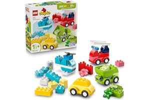 レゴ(LEGO) デュプロ はじめてのデュプロ のりものをつくろう 10474 おもちゃ 男の子 女の子 | 玩具 誕生日 プレゼント ブロック 知育 1歳半 2歳 3歳 幼児 ごっこ遊び おままごと 乗り物 車 ミニカー 子供 42ピース