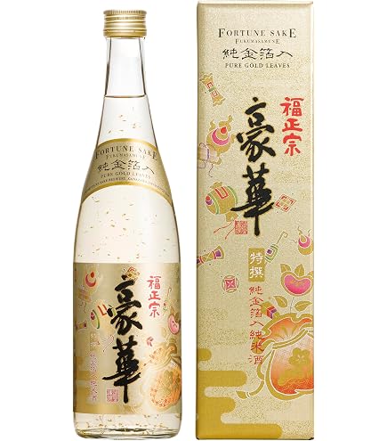 Amazon.co.jp: 日本酒 雫ノ香 大吟醸 純金箔入 720ml ギフト箱入り