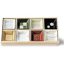 Amazon.co.jp: アワサカ(Awasaka) 仁峰 和モダン 八客小鉢揃 木