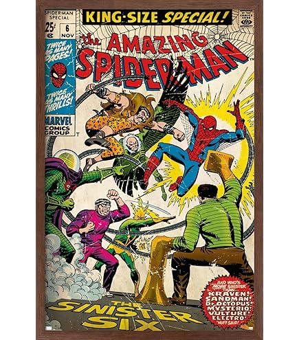 MARVEL アベンジャーズ & スパイダーマン メタルポスターセット 公式