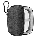 Geekria シールド イヤフォン ケースアンカー Anker Soundcores P41i, P40i, P30i, Liberty 5, Liberty 4 Pro, C40i, C30i, Liberty 4 NC 完全ワイヤレス イヤフォンと互換性あり、交換用ハードシェル トラベル キャリング バッグ (Grey)