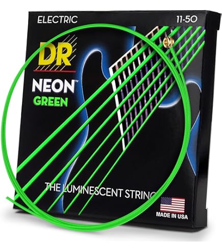 Amazon.co.jp: DR NEON PINK エレキギター弦 DR-NPE11 : 楽器