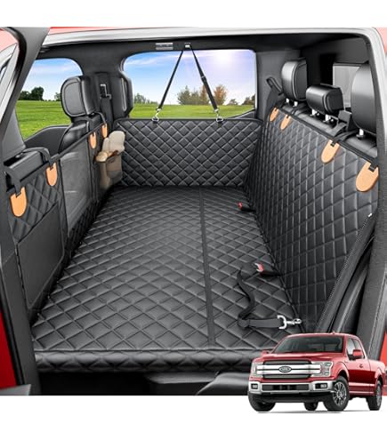 Ruff Liners Large Back Seat Extender Dogs, Black Full-Size Trucks, Stable - View #10