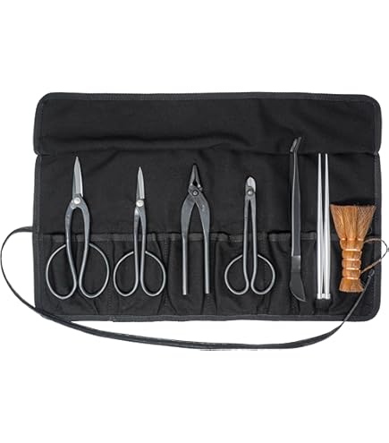 Amazon | 盆栽道具 初心者 5点セット 174 盆栽鋏 又枝切 針金切