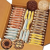 【三丁目の菓子工房】昔ながらの2度焼きクッキー（ロシアケーキ） (チョコ4種, 36個)