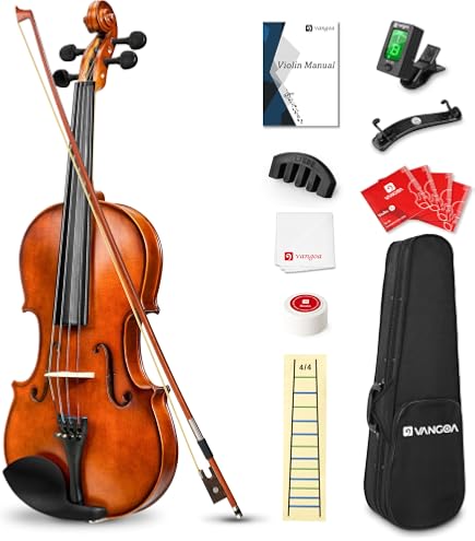 Amazon | PHOENIXバイオリン 4/4フルサイズキット、フィドルセット