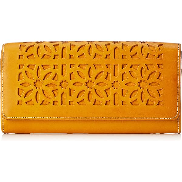 Amazon | genten ゲンテン カットワーク ラウンド長財布 | 財布