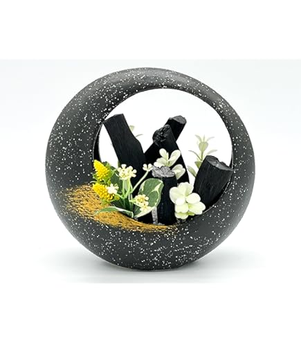 Amazon.co.jp: 紀州備長炭 インテリア 36cm×24cm 長方形 置物 オブジェ