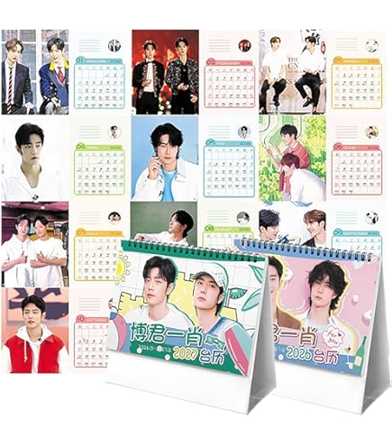 Amazon.co.jp: ワンイーボー カレンダー 2025年 2026年 王一博