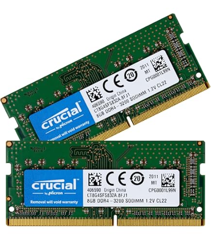 Amazon | Crucial ノートPC用増設メモリ 16GB(8GBx2枚) DDR4 3200MT/s