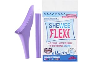 SHEWEE Flexi - Reusable Pee Funnel – A Flexible, Larger Version of The Original Female Urination Device Since 1999! Quickly, 