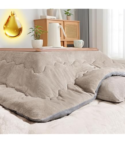 Amazon.co.jp : 無印良品 フランネルこたつふとん ブラウンチェック 小