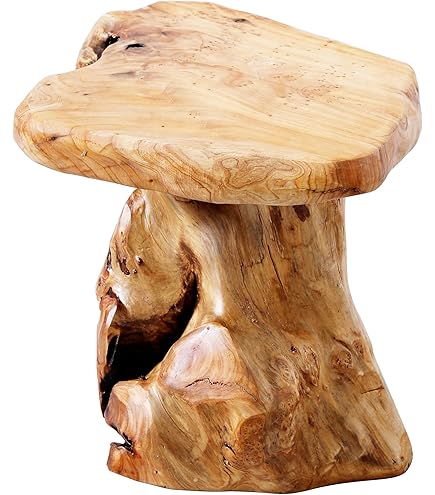 Amazon.co.jp: 丸太 切り株 椅子 スツール 無垢 米ヒバ さらにでっかい