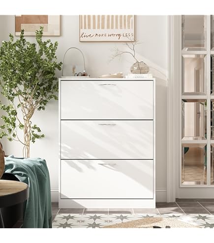 IKEA BISSA ビッサ　シューズボックス2段　2個セット BISSA ビッサ シューズボックス2段, ホワイト, 49x28x93 cm - IKEA